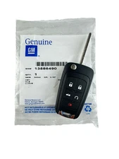 2014-2017 Chevrolet Impala Flip Key Keyless Entry Transmitter GM 13586490 OEM