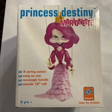 Vintage Princess Destiny Bozart Marionette String Puppet In Box USED ONCE