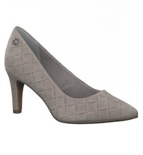 S.Oliver Pumps 22405 light grey elegante Stilettos hellgrau Leder Soft Foam