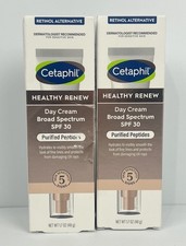 2 X Cetaphil Healthy Renew Day Cream SPF30 Purified Peptides 1.7 oz Ea. 3/2026