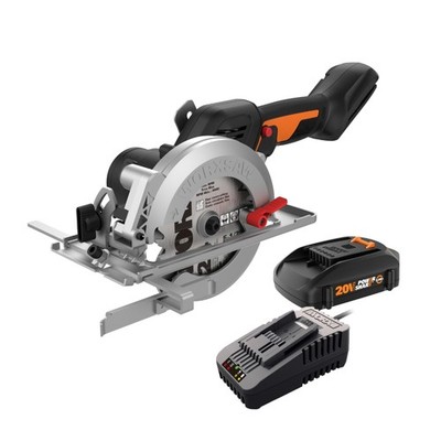 WX531L WORX Nitro 20V Power Share Worxsaw 4.5'' Cordless Compact Circular Saw