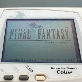 Bandai WonderSwan Color Final Fantasy Console Box A3341