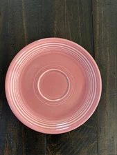 Fiesta Ware Retired Rose Pink Saucer 5 7/8"