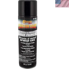 Versatile 1K High Build Primer - Grey 12 Oz Spray for Metal and Plastic Surfaces