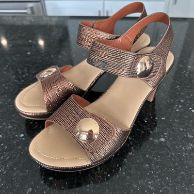 PATRIZIA Spring Step DADE Bronze Dade Bronze Party STRAP SANDAL SIZE 9