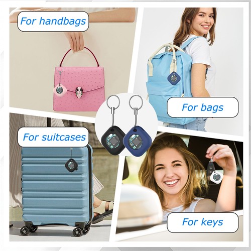 Smart GPS Tracker Work With for A-pple Find My APP Pet Kids Luggage Key Tracking - Picture 17 of 30