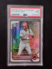 2022 Bowman - Chrome Prospects Elly De La Cruz #BCP-50 Mojo Refractor (RC)