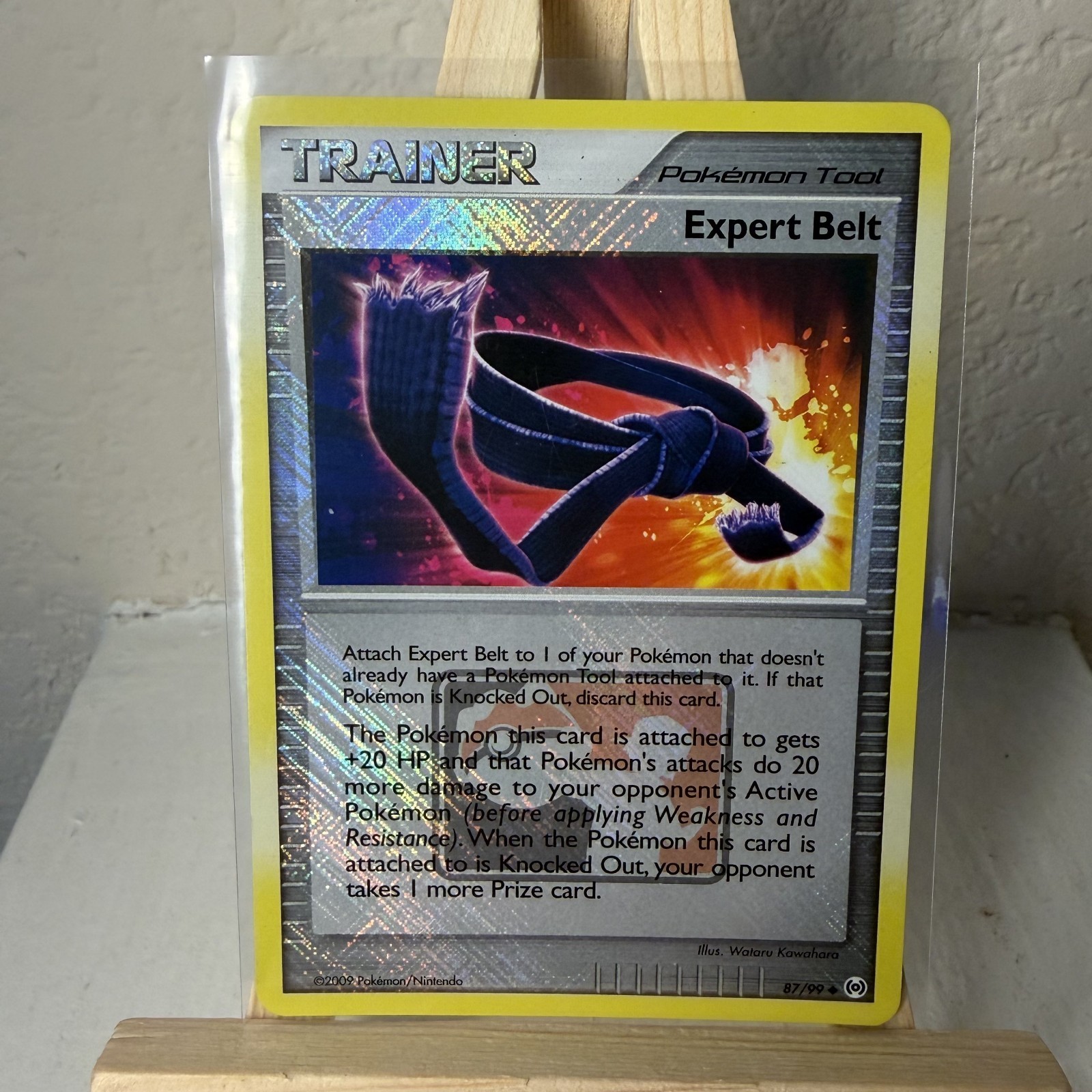 Expert Belt 87/99 Arceus League Stamp Pokemon Tool Pokemon TCG