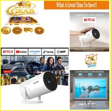 Mini Projector with Wi-Fi Bluetooth Full HD 1080P Portable 210  Stand