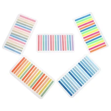5 Sets Reading Index Post Highlighter Tape Annotation Tabs Sticky Colorful
