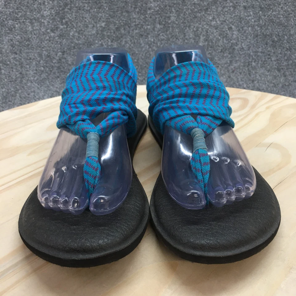 Sandalias Sanuk para mujer 9 Yoga Sling 2 Slingback multicolor cómodas informales planas Foto 4 de 4