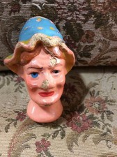 Tête Marionnette Ancienne Thêatre Guignol
