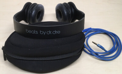 Beats by Dr. Dre Solo HD Headband Headphones Black Tested Includes Case Read