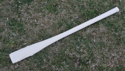 HICKORY 36'' OFFSET BROAD AXE HANDLE ~ Unfinished ~ Right or Left ~ Amish Made