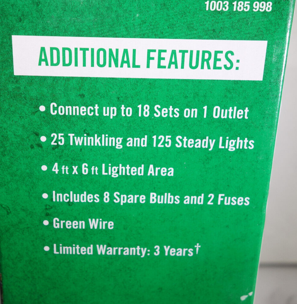 Home Accent Holiday 150 LED TWINKLING COOL WHITE DOME NET LIGHTS Xmas 4