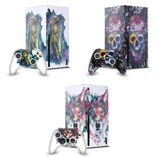 OFFICIAL RIZA PEKER ART MIX CONSOLE WRAP AND CONTROLLER SKIN FOR XBOX SERIES X