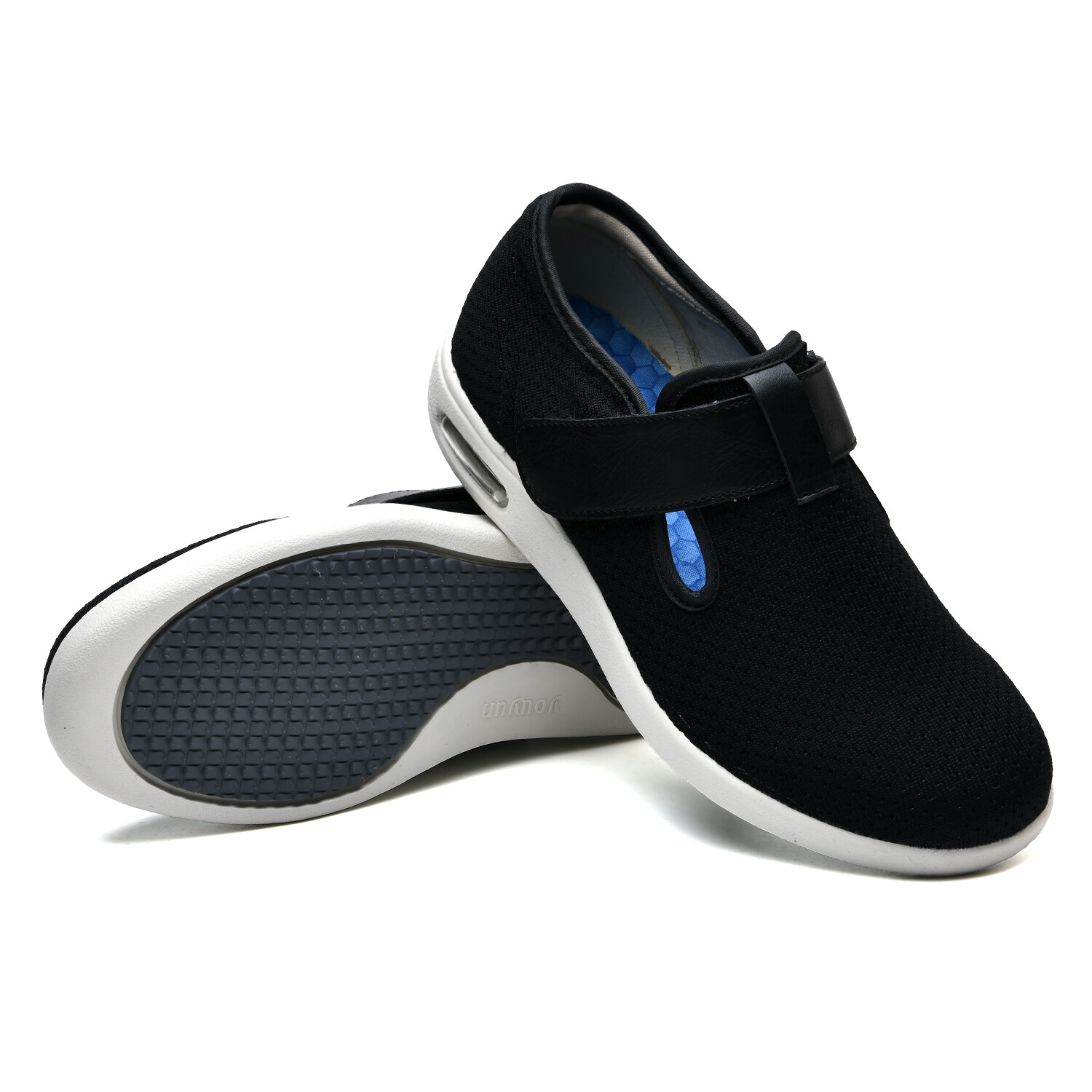 Zapatos para diabéticos ligeros edema para mujer calzado transpirable para ancianos