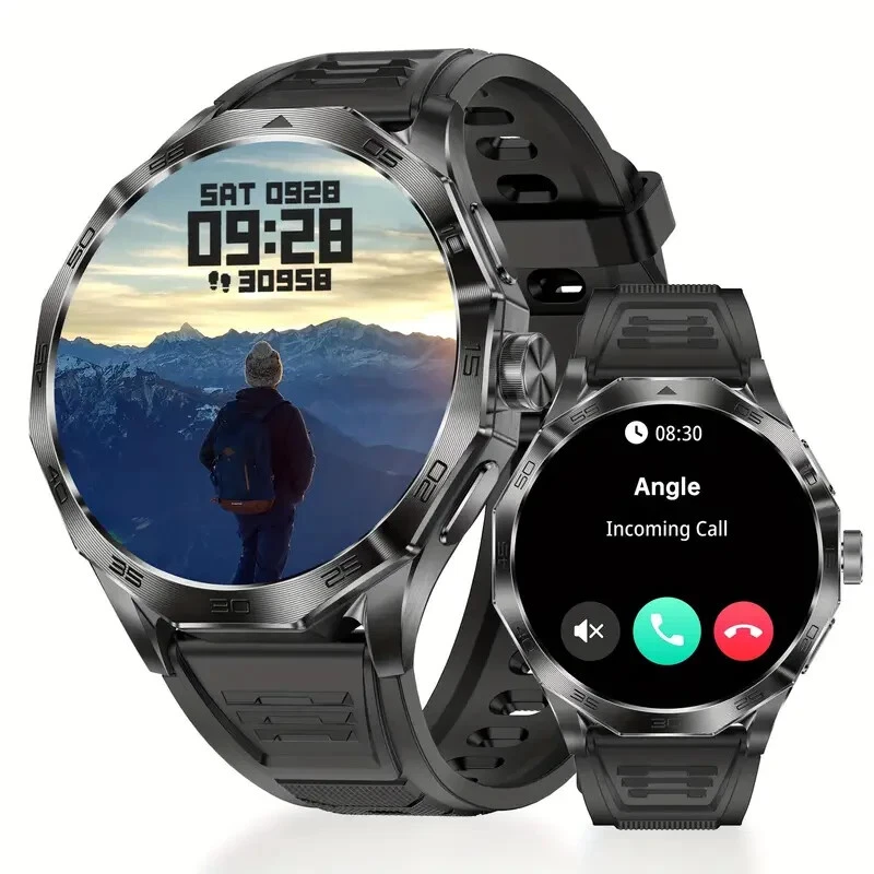 TiZOOP DA03 Men's Smartwatch, 4.7cm Large Screen, Call Answering, iPhone/Android