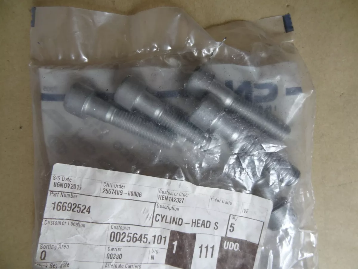 IVECO CYLINDER HEAD BOLTS 16692524 | eBay