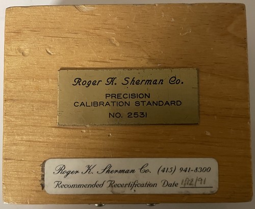 Roger K Sherman Precision Line Width Standard model LWS-1 XP - Picture 2 of 2
