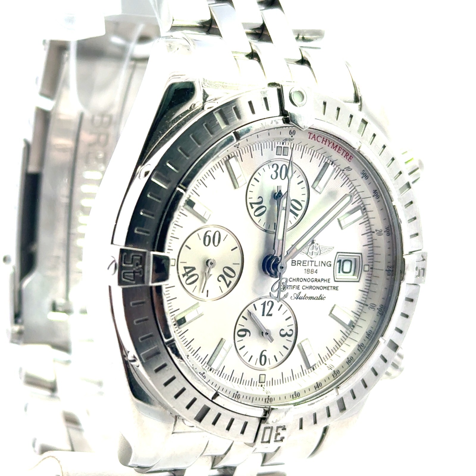Breitling automatic chronograph A13356 retail $45… - image 3