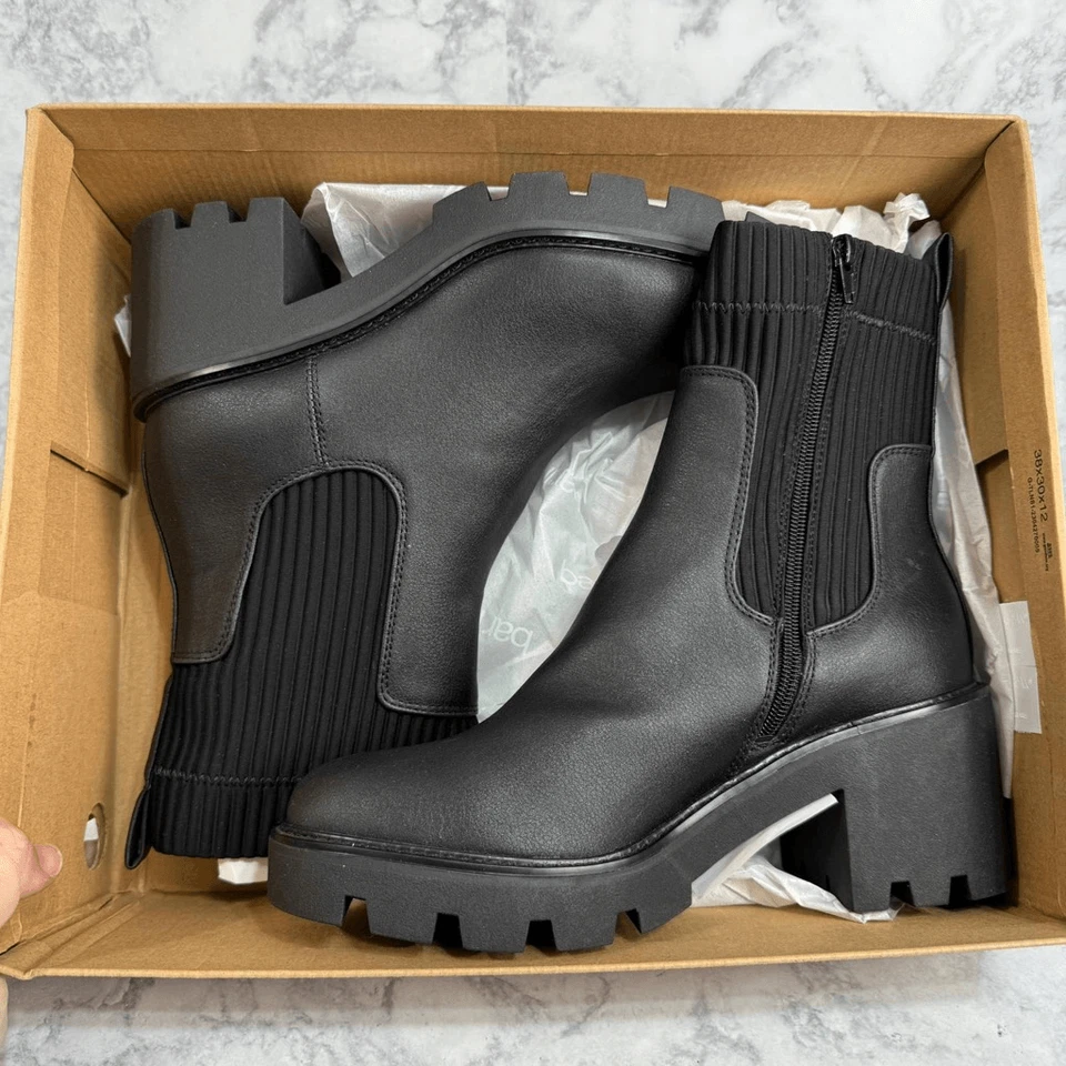 BAR III Women’s Boots sz 11 Leather Combat Lug Sole NEW K698 - Изображение 4 из 4