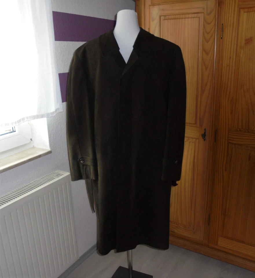 Mantel ❤ Herren Wollmantel Y2K Ganzjahresmantel Gr. 52 Luxusqualität Vintage - Bild 2 von 4