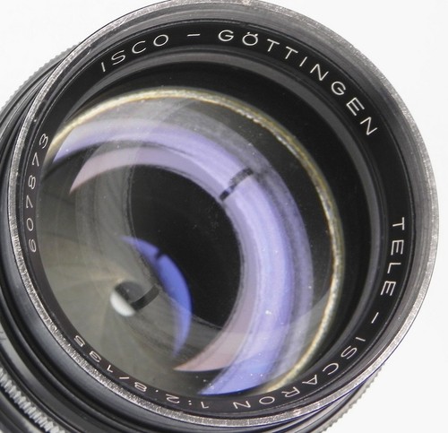 RARE! Objectif fixe ISCO-GOTTINGEN Tele-ISCARON 135mm 1:2,8 RARE! Objectif fixe ISCO-GOTTINGEN Tele-ISCARON 135mm 1:2,8