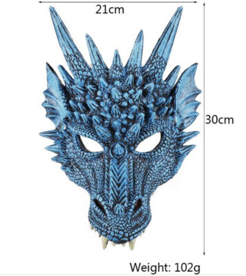 Halloween Mask Cool Dragon Mask Animal Costume Party Cosplay Mask