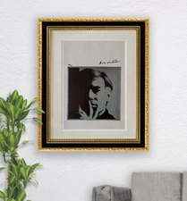 Andy Warhol, Hand-Signed Original Print With COA and +$3,500 USD Appraisal.*