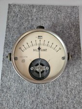 Guggenheimer Amperometro Antico tra 1906-1933 10/50 mA Steampunk