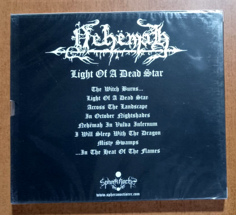 Nehemah - Light of a Dead Star French BM Brazilian edition
