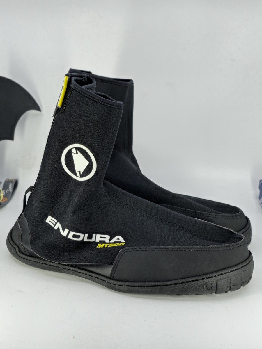 Endura MT500 Plus Overshoe – Neoprene Cycling Shoe Cover for Flat