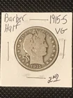 1915-S VG Barber Half Dollar Nice Eye Appeal