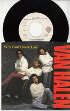 VAN HALEN - WHY CAN'T THIS BE LOVE - ORIGINAL WARNER BROS. 45 WPS - GREAT SHAPE