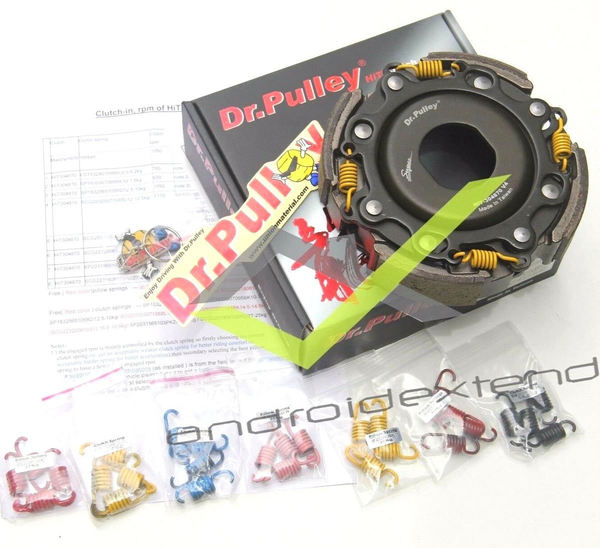 SYM MAXSYM 600i DR.PULLEY CVT CLUTCH HiT304870 | eBay