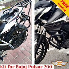 Para Bajaj Pulsar 200 NS Protector de motor Rouser 200 Sistema portaequipajes para Monokey