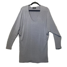VICI Women Tyche Batwing Sleeve Soft V Neck Mini Dress Sz M Blue Casual 74-16
