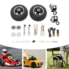 36V 350W Motor Drive Air Wheel Conversion Kit for Electrical Cart Beach Scooter