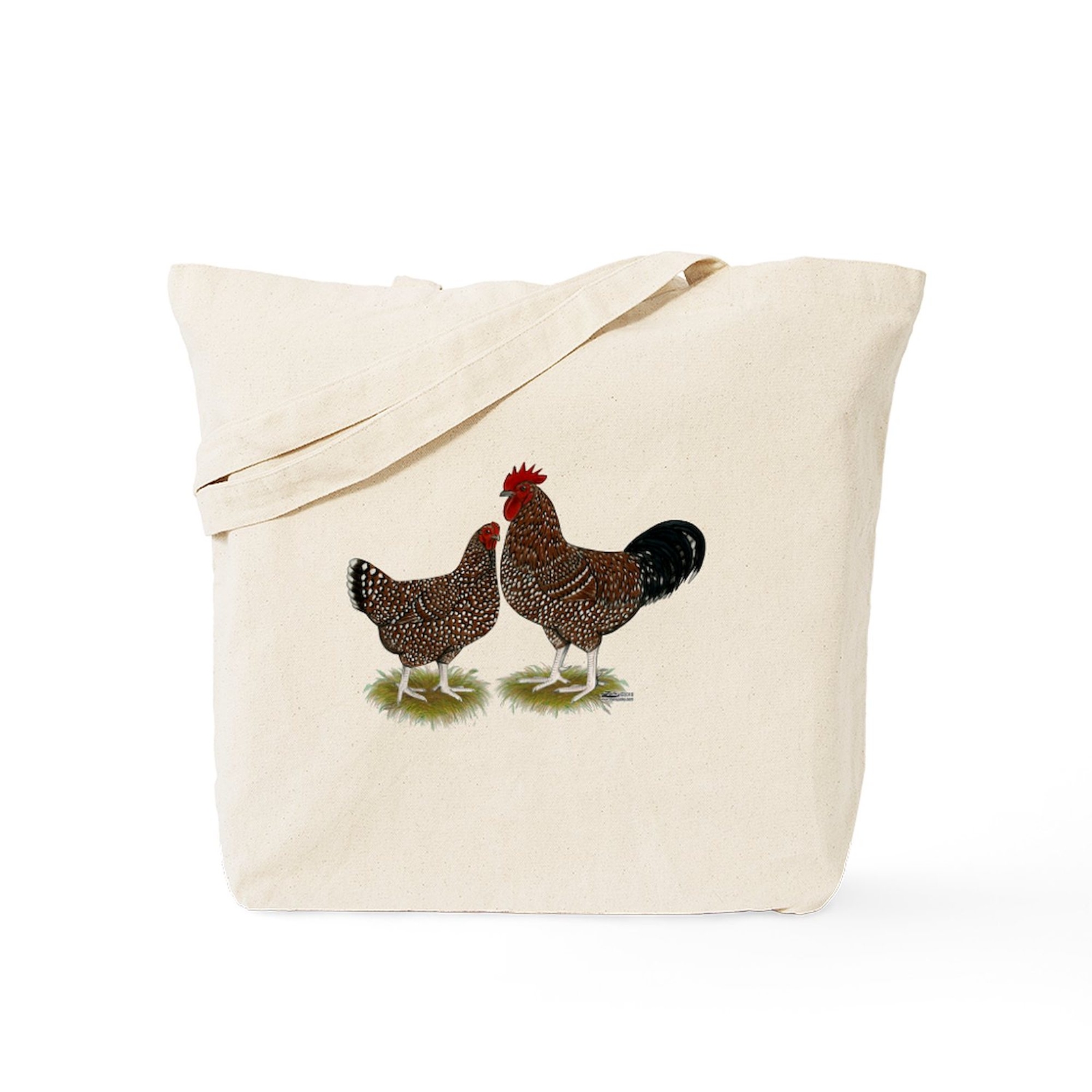 CafePress Speckled Sussex Chickens Tote Bag (486873765)