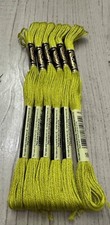 Wormwood Green 166 DMC Mouline Special 25 Embroidery Floss 8M Lot of 6