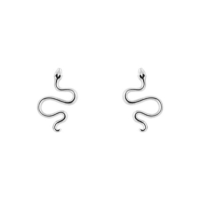 Schlangen Ohrstecker Sterling Silber 925 gepunzt British Made nagelneu verpackt