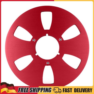 10,5 Zoll leere Bandspule 6 Löcher für Studer ReVox/TEAC/BASF (Rot)