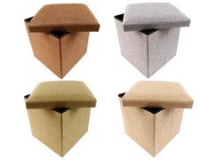 Aufbewahrungsbox zum Sitzen 2 Größen Sitzhocker Sitzwürfel