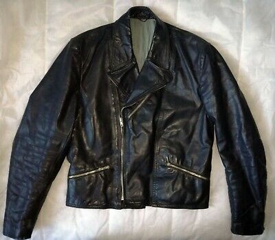 HAELSON West German Vintage 50s Heavy Leather Motorcycle HAELSON West German Vintage 50s Heavy Leather Motorcycle