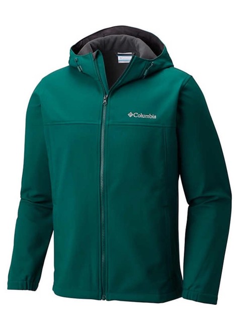 Columbia Mens Bay Ridge EXS Hooded Softshell Jacket M-L-XL-XXL Green Spring/Fall | eBay