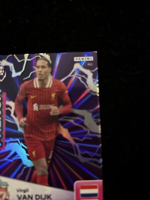 学生版ファンダイク panini adrenalyn xl EPL 2025 Virgil Van Dijk Phenom Card 461 | eBay