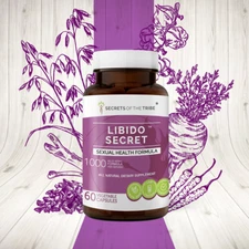 Secrets Of The Tribe Libido Secret Capsules. Sexual Health Formula