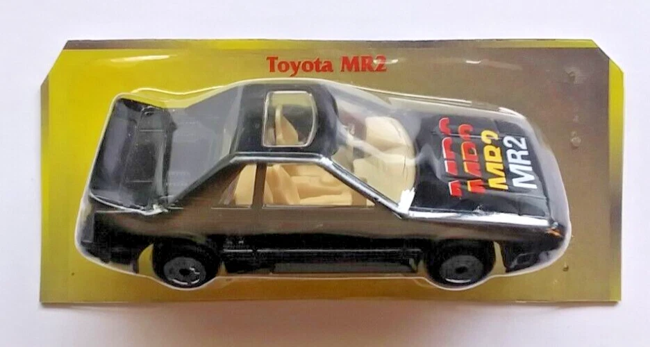 Toyota Primera Generación MR2 Negro Cupé Deportivo Die Cast Car Maisto Años 80, ¡NUEVO! Foto 2 de 4