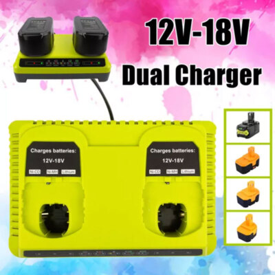 P117 18V Doppelladegerät Schnellladegerät ONE& Plus P108 P107 Akku für RYOBI DE